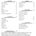 Menu La Sonate Marrakech June 2023 153420